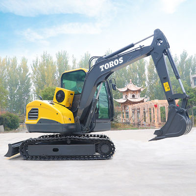 4000 kg Mini Kazı Makinesi 300mm Çizgi Genişliği Maksimum Kazma Yarıçapı 4730mm