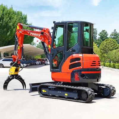 Toros 3.5 Ton Mini Kazıcı Kubota Motorlu Mikro Kazıcı Çok Fonksiyonlu Toplayıcı