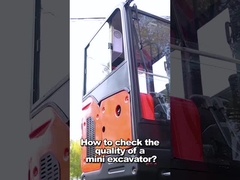 Belediye Mühendisliği 2.5 Ton Mini Kazıcı 24.5kw Mikro Mini Kabinli Kazıcı