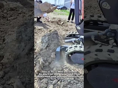Belediye İşleri 1.2 Ton 0.8 Ton Mini Ekskavator Makine Yüksek Güç