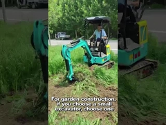 19KW Toros Mini Kazıcı Hidrolik 1.5 Ton Mini Kazıcı Ev Kullanımı