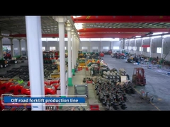 Kapalı Dizel 4wd Çorak Arazi Forklift Ağır Güç Kaynağı