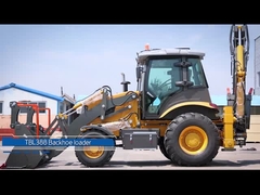 Çok fonksiyonel büyük backhoe yükleyici ekipmanı 8300kg toplam ağırlık